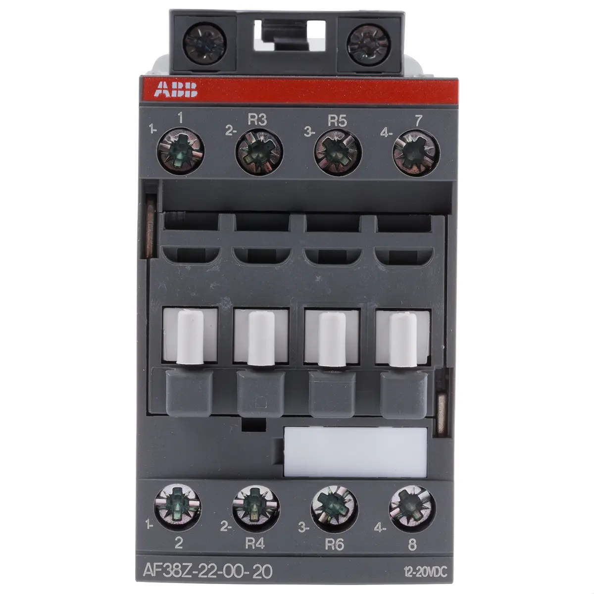 Produktfoto 1 von ABB AF38Z Schütz 12 V dc-Spule, 4-polig, 690V ac / 55 A 20 V 18.5 kW 2 Schließer/2 Öffner Motorsteuerung