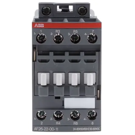 Produktfoto 1 von ABB AF26 Schütz 24V ac/dc-Spule, 4-polig, 690V ac / 45 A 60V 11 kW 2 Schließer/2 Öffner Steuergerät