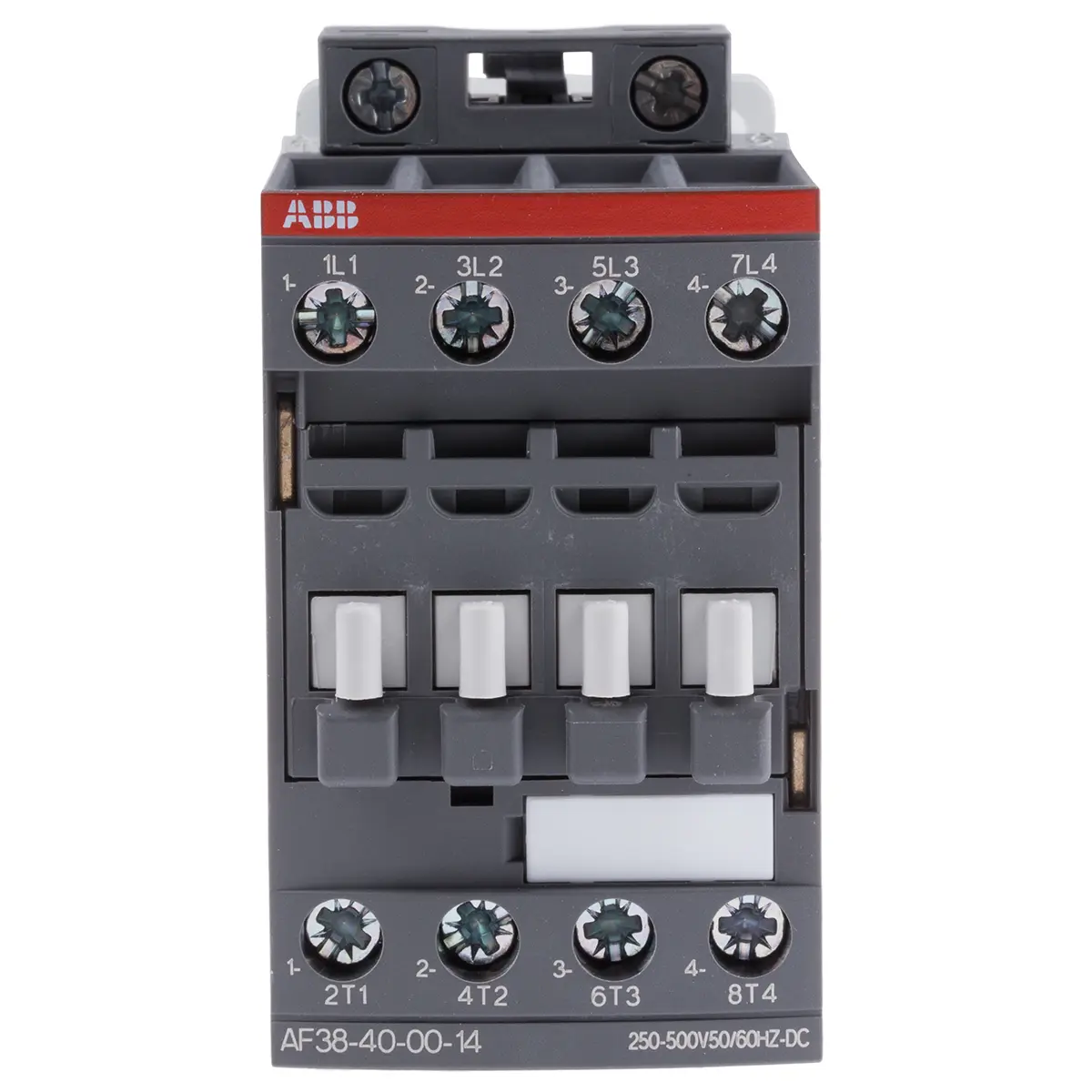 Produktfoto 1 von ABB AF38 Schütz 250/500 V ac/dc-Spule, 4-polig, 690V ac / 55 A 500 V ac/dc 18.5 kW 4 Schließer Motorsteuerung