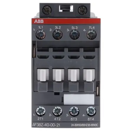 Produktfoto 1 von ABB AF38Z Schütz 24V ac/dc-Spule, 4-polig, 690V ac / 55 A 60V 18.5 kW 4 Schließer Motorsteuerung