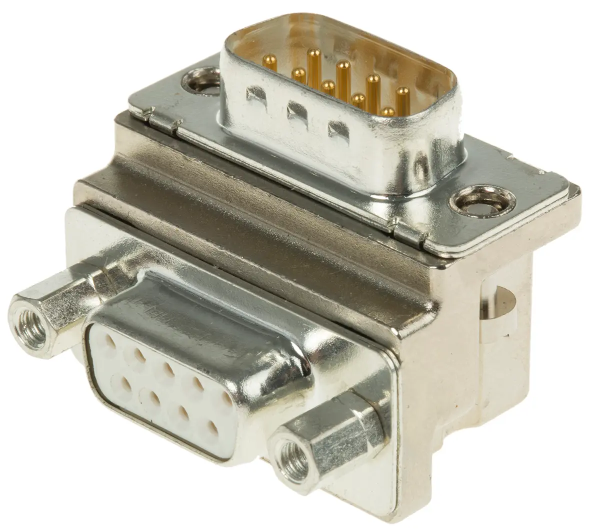 Produktfoto 1 von FCT from Molex Sub-D Adapter 9-Wege D-Sub Stecker Stecker D-Sub 9-polig Buchse Buchse