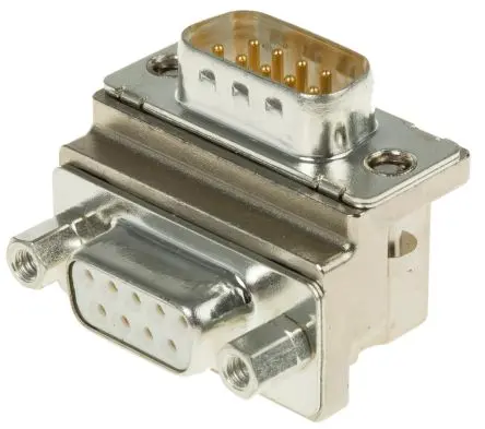 Produktfoto 1 von FCT from Molex Sub-D Adapter 9-Wege D-Sub Stecker Stecker D-Sub 9-polig Buchse Buchse