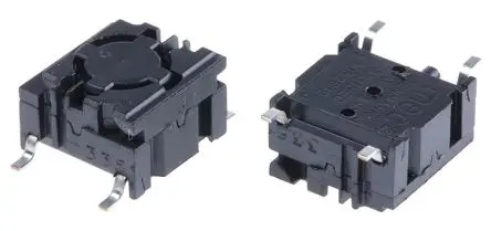 Produktfoto 1 von MEC IP67 Taster SPST Kappe, Lötanschluss 50mA Tastend Schwarz Oberfläche B. 10.1mm L. 10.1 mm