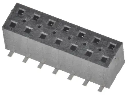 Produktfoto 1 von Samtec TLE Leiterplattenbuchse Gerade Oberfläche 14-polig / 2-reihig, Raster 2 mm Lot