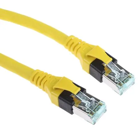 Produktfoto 1 von HARTING RJ45 Kat. 6 Ethernet-Kabel, 5 m, Gelb, A RJ45 Stecker, B RJ45 Stecker Abgeschirmt, Polyurethan