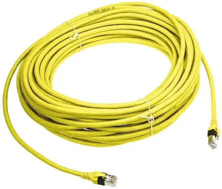 Produktfoto 1 von HARTING Kat. 6 Ethernet-Kabel, 20 m, Gelb, A RJ45 Stecker, B RJ45 Stecker Abgeschirmt, Polyurethan