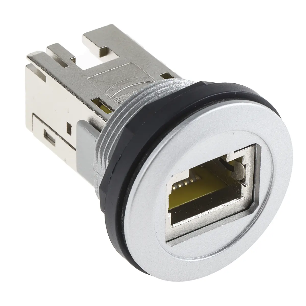 Produktfoto 1 von HARTING, har-Port RJ-Kupplung, RJ45 Buchse/RJ45 Buchse, Kat. 6, 1 -Port, Typ Abgeschirmt, Gerade, L 34.5 mm, Typ