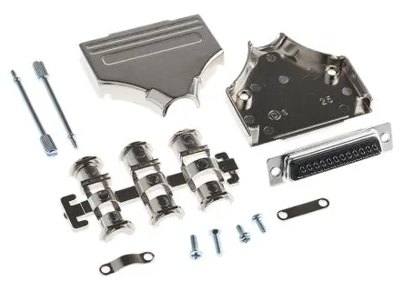 Produktfoto 1 von MH Connectors MHDM D-Sub-Steckverbinder Gerade, 25-polig
