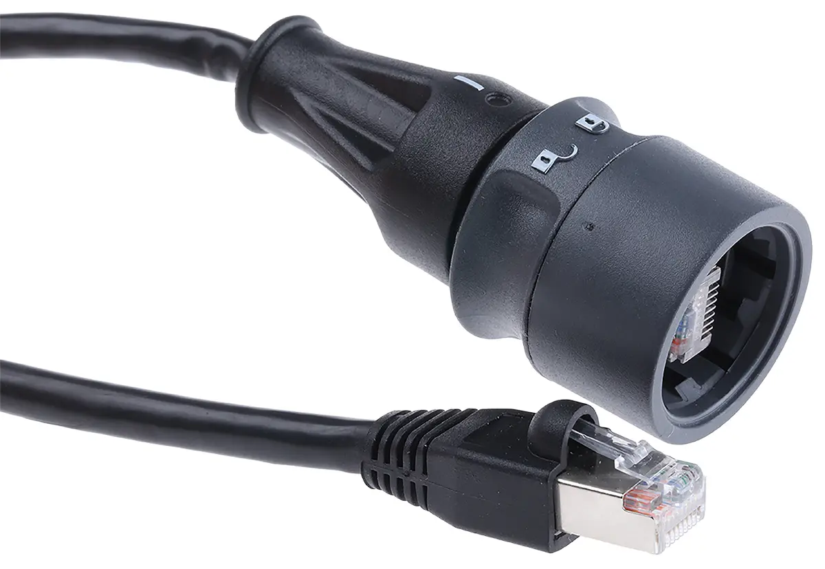 Produktfoto 1 von Bulgin PXP6037/5M00 Stecker Cat5e RJ45-Steckverbinder, 1-Port 8-polig S/FTP Kabel Gerade