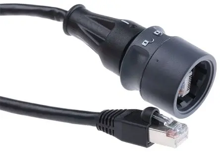 Produktfoto 1 von Bulgin PXP6037/5M00 Stecker Cat5e RJ45-Steckverbinder, 1-Port 8-polig S/FTP Kabel Gerade