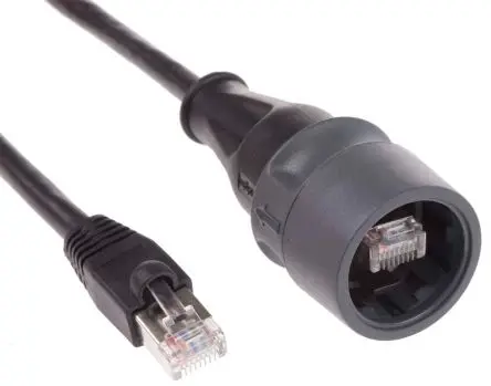 Produktfoto 1 von Bulgin PXP6037/2M00 Stecker Cat5e RJ45-Steckverbinder, 1-Port 8-polig S/FTP Kabel Gerade