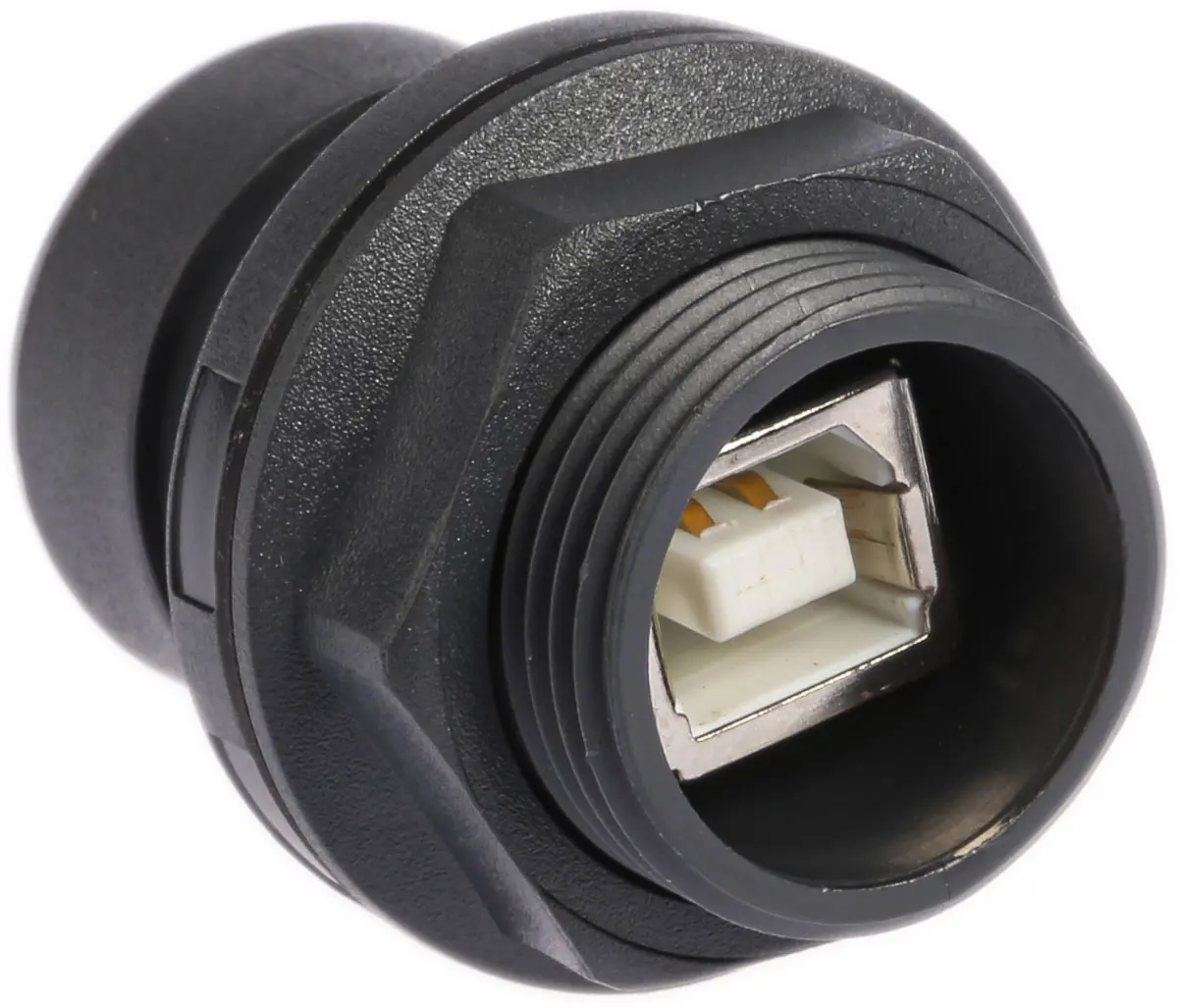 Produktfoto 1 von Bulgin, 30° 6000 USB-Steckverbinder Buchse USB-Typ A auf B 4, Panel USB 2.0 IP66, IP68