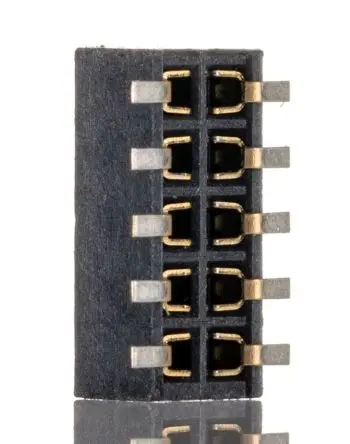 Produktfoto 1 von Samtec CLP Leiterplattenbuchse Gerade Oberfläche 10-polig / 2-reihig, Raster 1.27 mm Lot