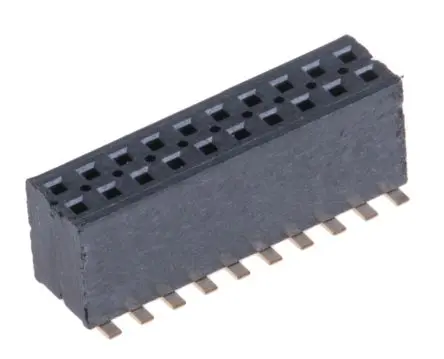 Produktfoto 1 von Samtec FLE Leiterplattenbuchse Gerade Oberfläche 20-polig / 2-reihig, Raster 1.27 mm SMD