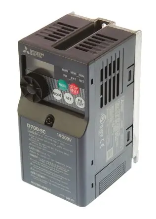 Produktfoto 1 von Mitsubishi Electric FR-D720S 1-Phasen Frequenzumrichter 0.1 kW 240V 0.8 A 400Hz