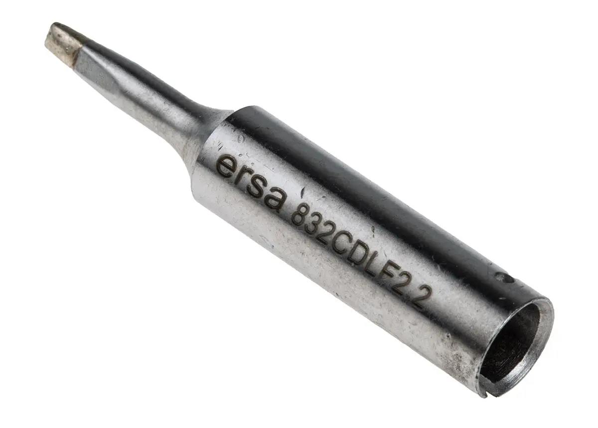 Produktfoto 1 von Ersa Lötspitze 1 x 2,2 mm flach Serie 832 für Elektrowerkzeug