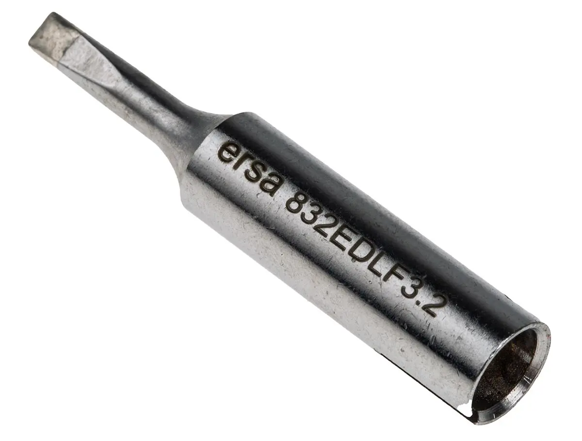 Produktfoto 1 von Ersa Lötspitze 1 x 3,2 mm flach Serie 832 für Elektrowerkzeug