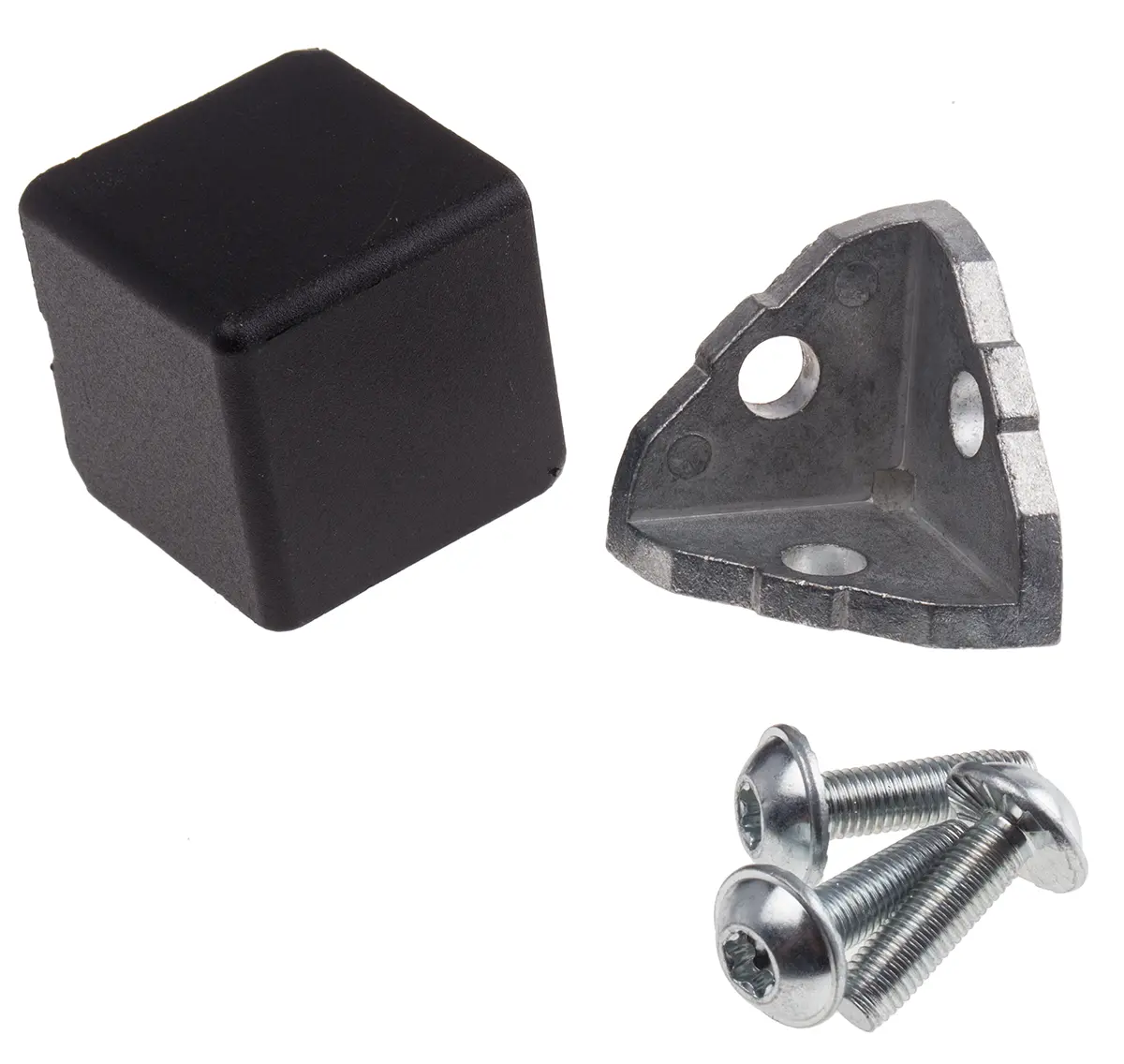 Produktfoto 1 von RS PRO Verbindungskomponente, Winkel-Halterung, Steckverbinderhalterung und Gelenk für 8 mm, M8, L. 40 mm passend für 40
