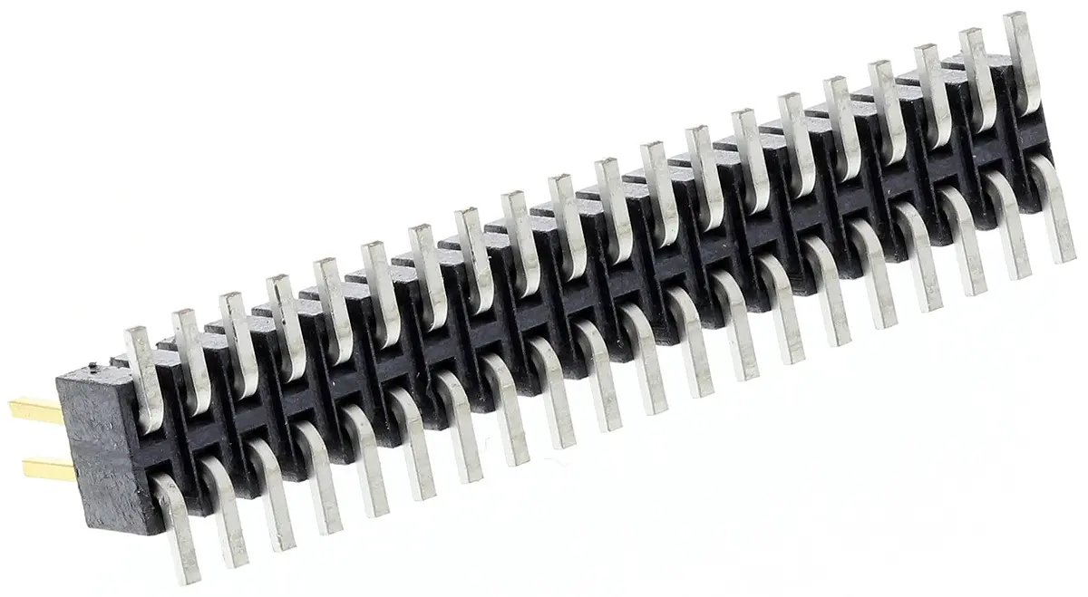 Produktfoto 1 von Samtec FTSH Stiftleiste Gerade, 40-polig / 2-reihig, Raster 1.27 mm Raster Oberfläche, Platine-Platine, Kabel-Platine,