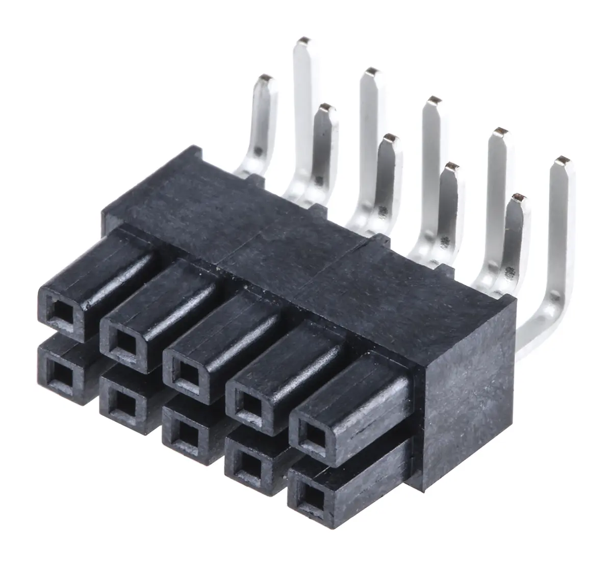 Produktfoto 1 von Samtec IPS1 Leiterplattenbuchse gewinkelt Oberfläche 10-polig / 2-reihig, Raster 2.54 mm Lot