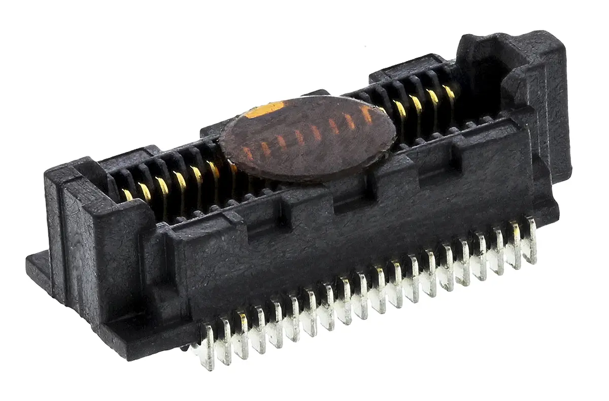 Produktfoto 1 von Samtec SS4 Leiterplattenbuchse Gerade Oberfläche 40-polig / 2-reihig, Raster 0.4 mm Lot