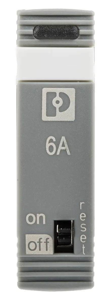 Produktfoto 1 von Phoenix Contact CB E1 TRABTECH Elektronischer Schutzschalter 24 V, 6 A Sockelelement, Typ M1, Typ T1, Typ SFB, Typ F1 L.