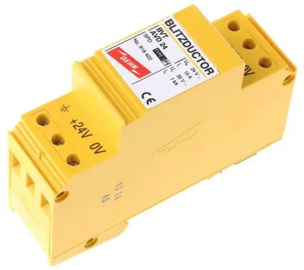 Produktfoto 1 von Dehn BVT Überspannungsschutz Überspannungsableiter 2 kA 35V dc, DIN-Hutschiene, -40 °C→80 °C