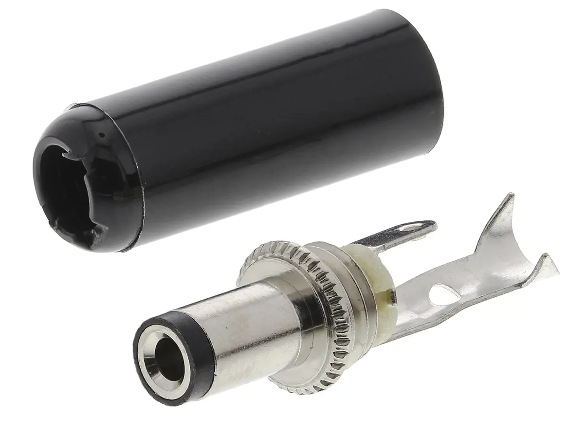 Produktfoto 1 von Switchcraft Gerade Hohlstecker DC-Stecker Zinn 5A 12 V, Innen-Ø 2.5 mm x 36 mm, Kabel