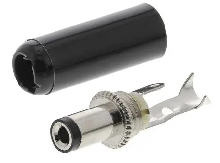 Produktfoto 1 von Switchcraft Gerade Hohlstecker DC-Stecker Zinn 5A 12V, Innen-Ø 2.5 mm x 36 mm, Kabel