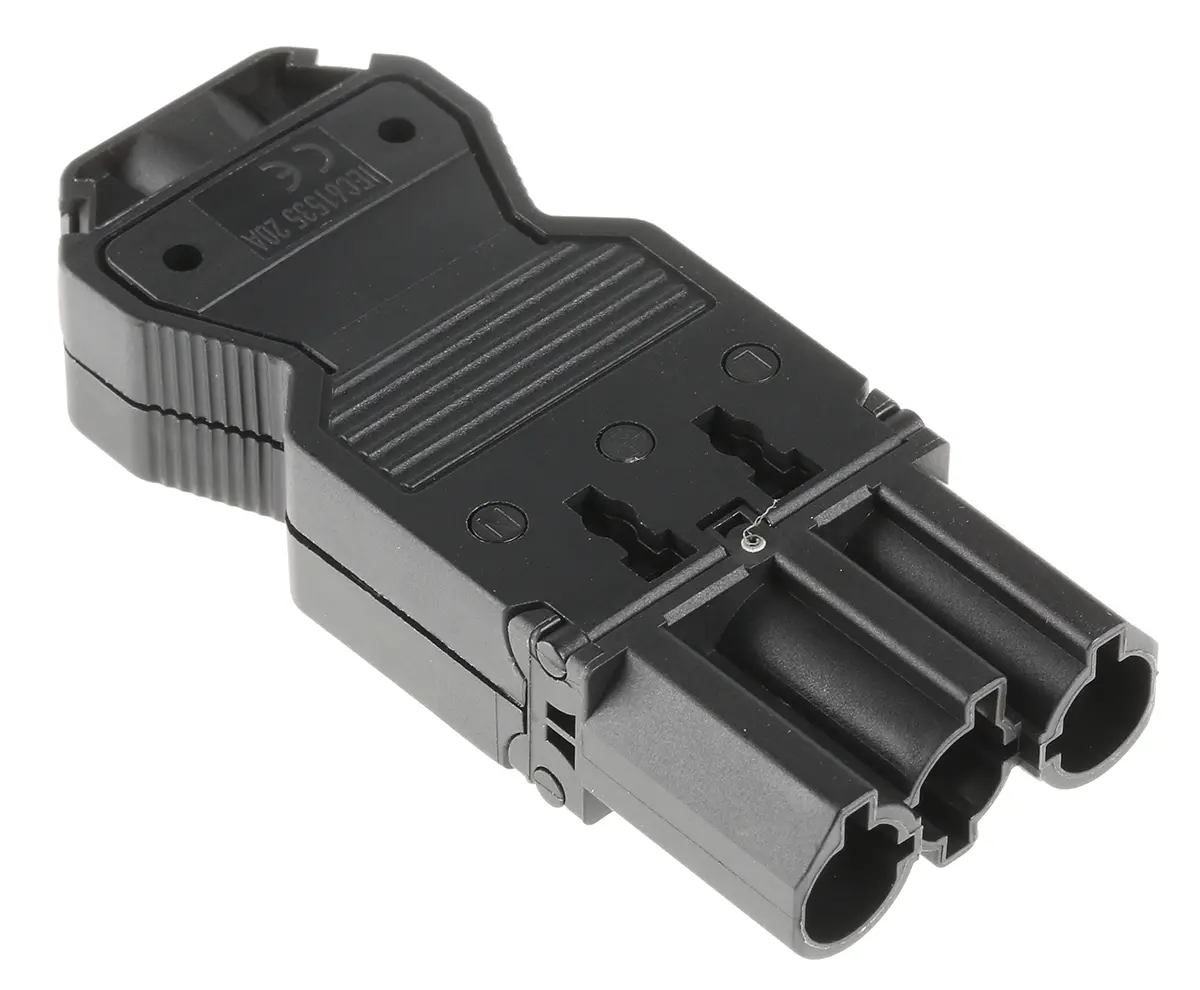 Produktfoto 1 von Wieland GST18i3 Beleuchtungssteckverbinder, Kabel Stecker, Mini-Steckverbinder, Schraubbefestigung 20A, Kontakte: 3