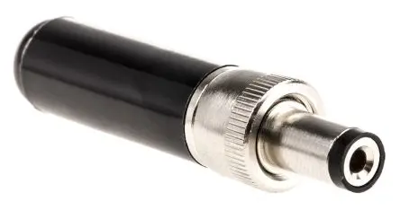 Produktfoto 1 von Switchcraft Gerade Hohlstecker DC-Stecker Zinn 5A 12V, Innen-Ø 2.1 mm x 43.2 mm, Kabel