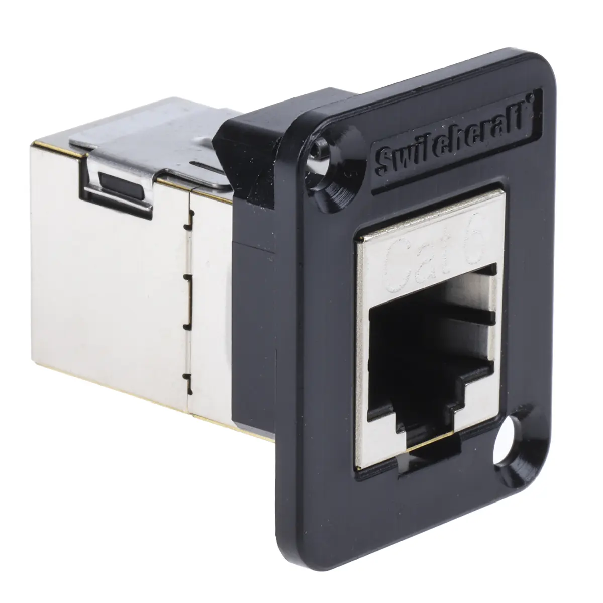 Produktfoto 1 von Switchcraft, EH RJ-Adapter, RJ45, Kat. 6, 1 -Port, Typ Abgeschirmt, Gerade, L 26 mm, Typ Adapter