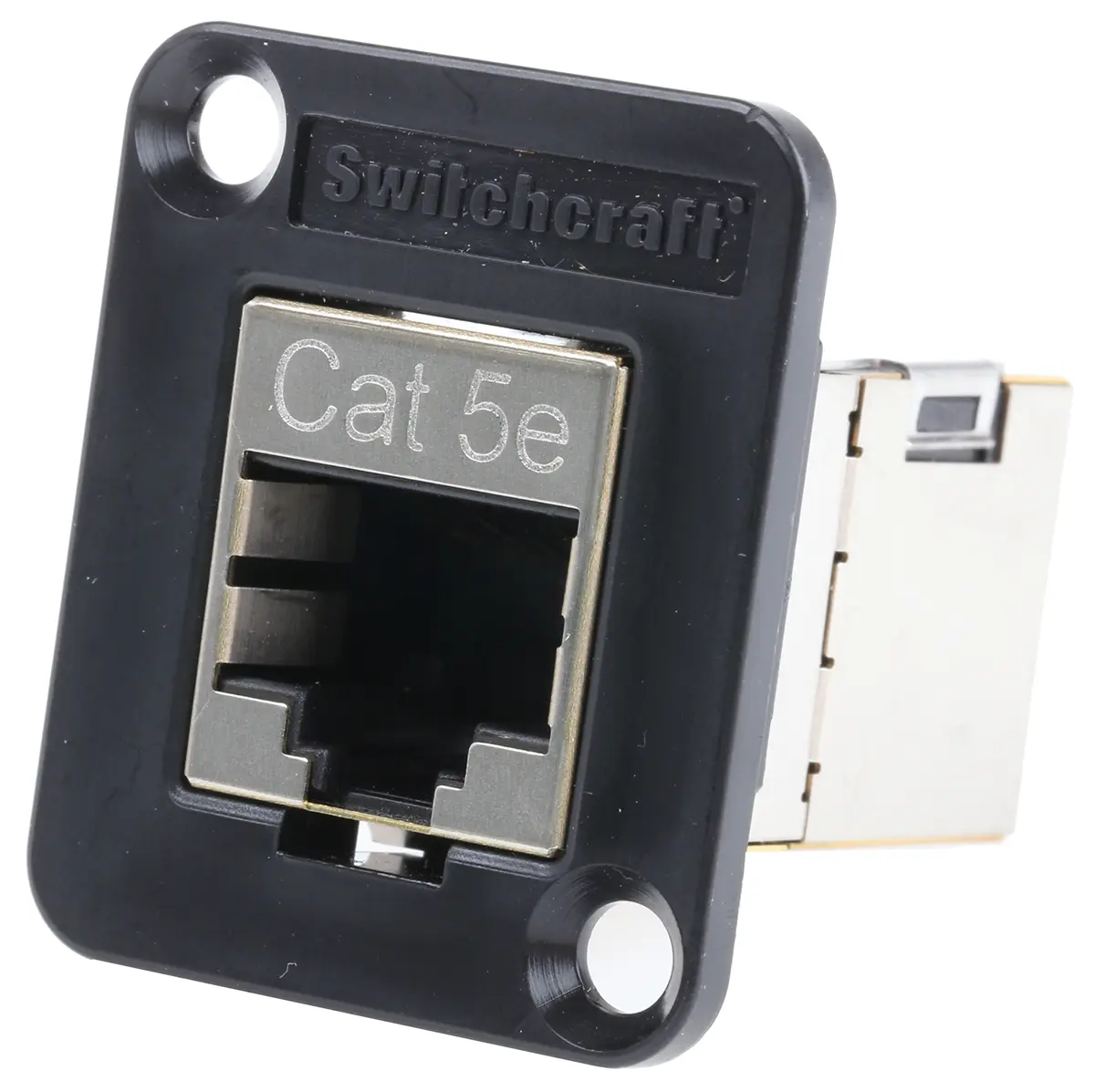 Produktfoto 1 von Switchcraft, EH RJ45-Koppler, RJ45, Cat5e, Typ Abgeschirmt, Gerade, L 26 mm, Typ Adapter