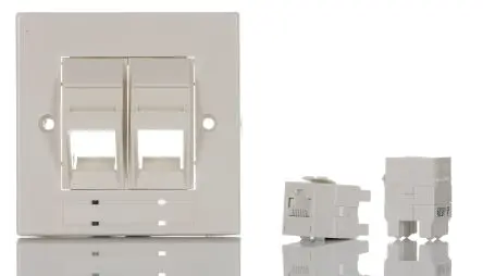 Produktfoto 1 von Molex CES PowerCat Euromod II RJ45 Weiß