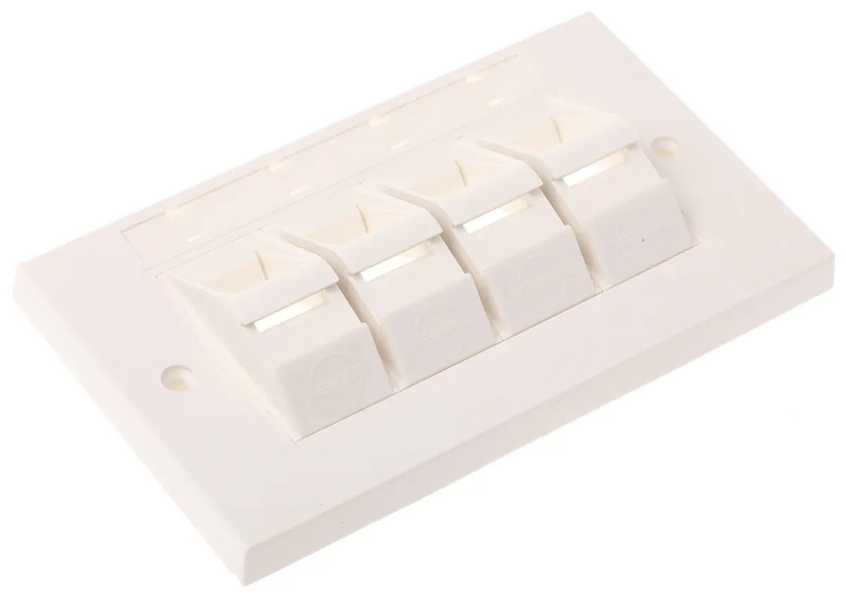 Produktfoto 1 von Molex Premise Networks PowerCat Euromod II RJ45 Weiß