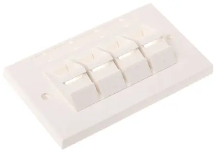 Produktfoto 1 von Molex CES PowerCat Euromod II RJ45 Weiß