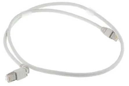 Produktfoto 1 von Weidmüller Kat. 6 Ethernet-Kabel, 1 m, Grau Abgeschirmt Geschirmt, Aussen ø 5.5 mm Außen-ø , Raucharm halogenfrei