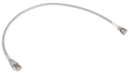 Produktfoto 1 von Weidmüller Kat. 6 Ethernet-Kabel, 0.5 m, Grau Abgeschirmt Geschirmt, Aussen ø 5.9 mm Außen-ø , Raucharm halogenfrei