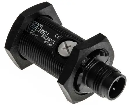Produktfoto 1 von Omron E3F Zylindrisch Optischer Sensor, Reflektierend, NPN Ausgang, 4-polig M12