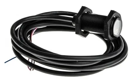 Produktfoto 1 von Omron E3F Zylindrisch Optischer Sensor, Reflektierend, PnP Ausgang, Drahtkabel