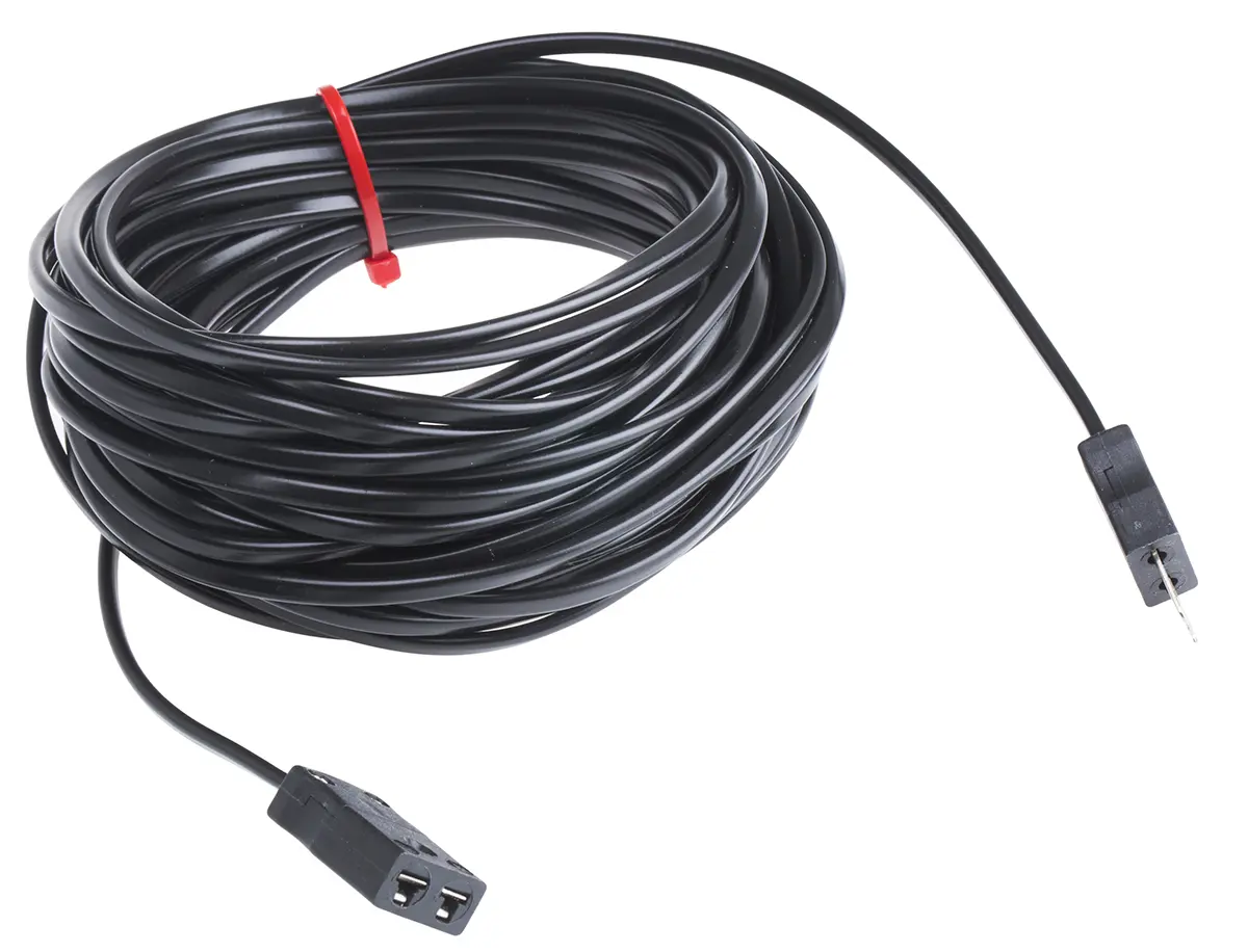 Produktfoto 1 von RS PRO Ungeschirmt 7/0,2mm PVC-isoliert Thermoelement-Verlängerungskabel für Thermoelement Typ J, L. 10m, max. +105°C