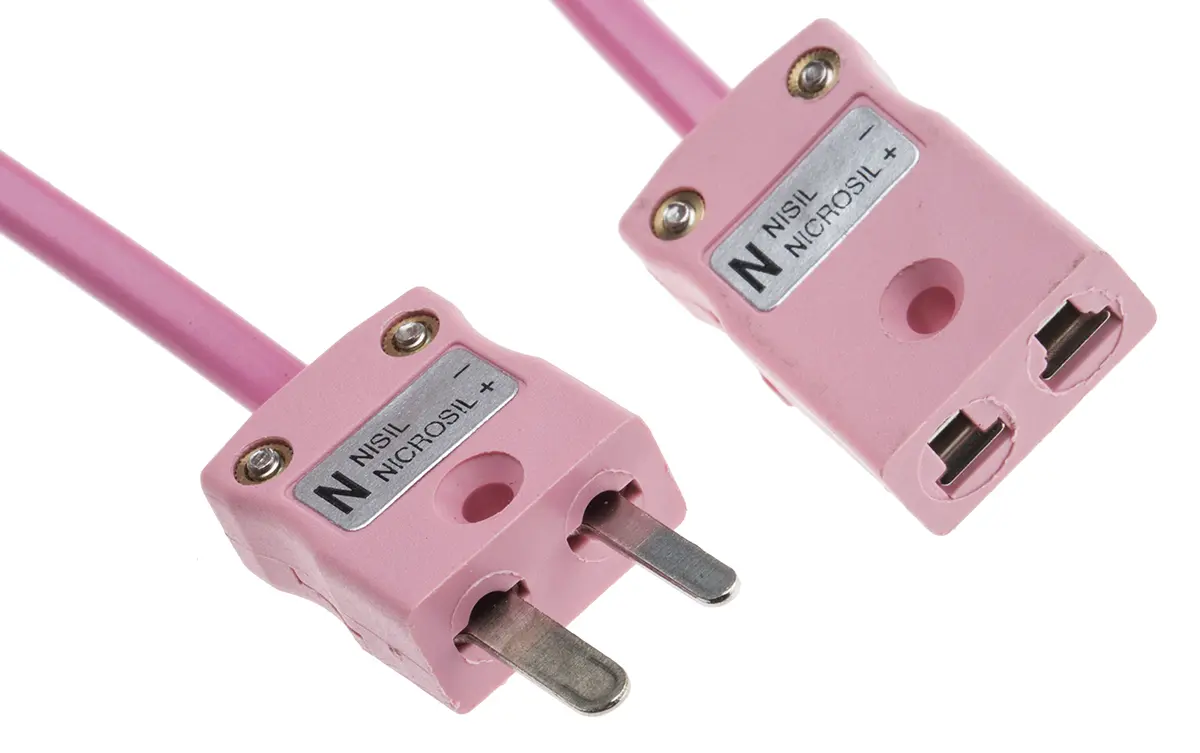 Produktfoto 1 von RS PRO Ungeschirmt 7 5 m Polyvinylchlorid-isoliert Thermoelement-Verlängerungskabel für Thermoelement Typ N, 105 °C