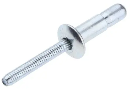 Produktfoto 1 von POP Blende Niet, Ø 6.4 mm x 13.8 mm, Stahl, 7 mm aus Stahl