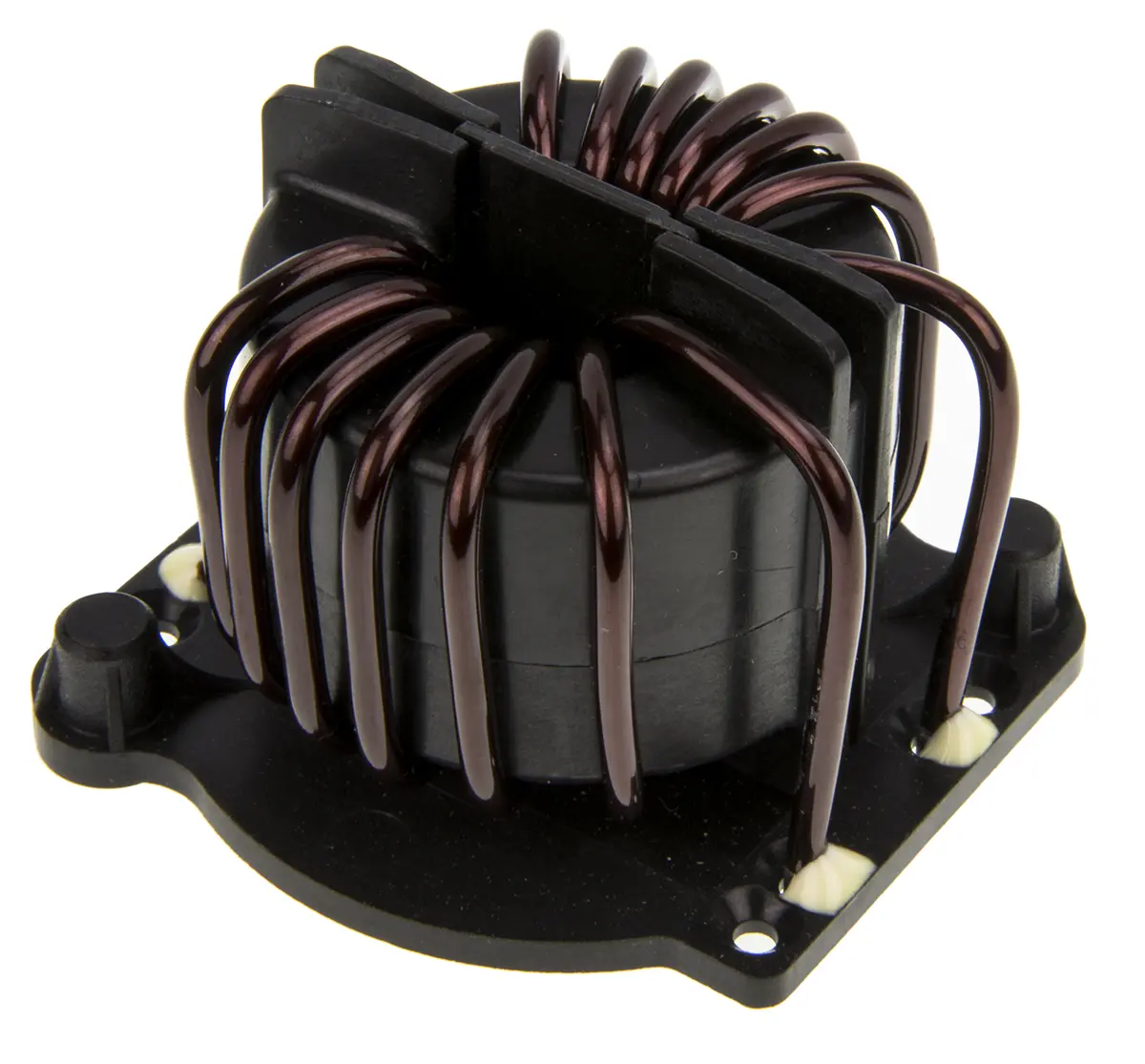 Produktfoto 1 von Schaffner RB Gleichtaktdrossel, 640 μH, 25 A, Radial / R-DC 2.7 mΩ, max. 400 Hz, Ø 51.34 mm, Ø 2.4 mm x 41.5 mm