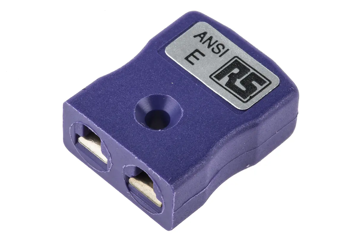 Produktfoto 1 von RS PRO Miniatur Thermoelement-Steckverbinder Steckbuchse für Thermoelement Typ E