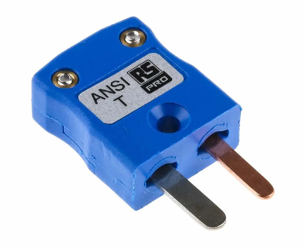Produktfoto 1 von RS PRO Miniatur Thermoelement-Steckverbinder Stecker für Thermoelement Typ T