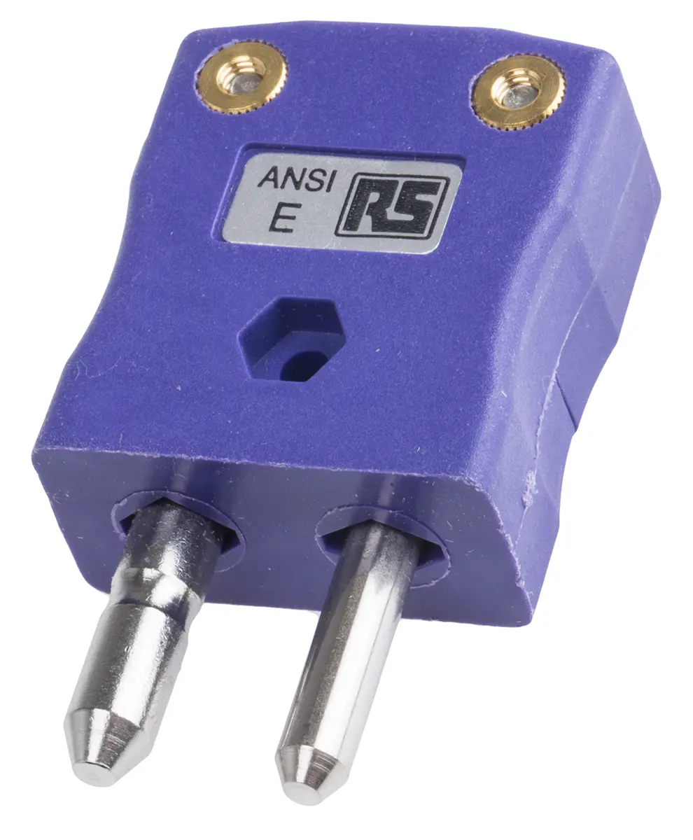 Produktfoto 1 von RS PRO Standardgröße Thermoelement-Steckverbinder Stecker für Thermoelement Typ E