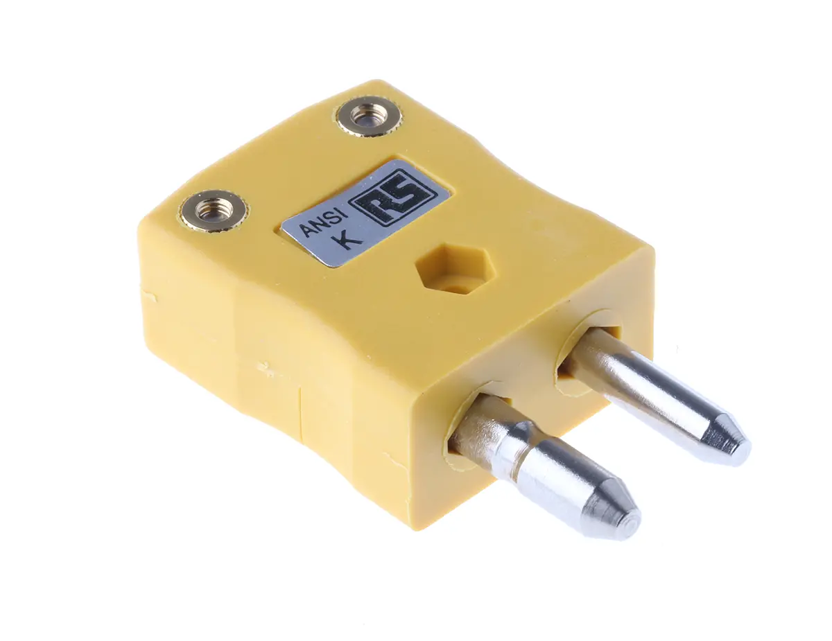 Produktfoto 1 von RS PRO Standardgröße Thermoelement-Steckverbinder Stecker für Thermoelement Typ K