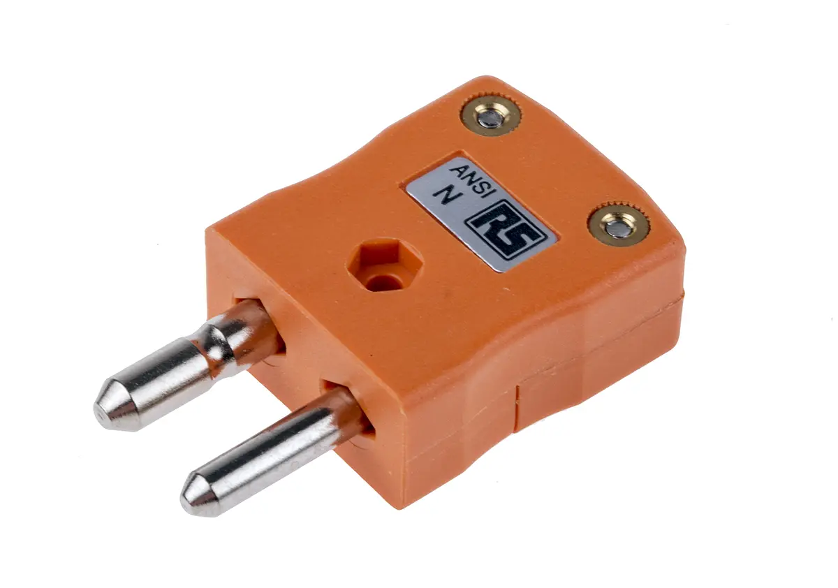 Produktfoto 1 von RS PRO Standardgröße Thermoelement-Steckverbinder Stecker für Thermoelement Typ N