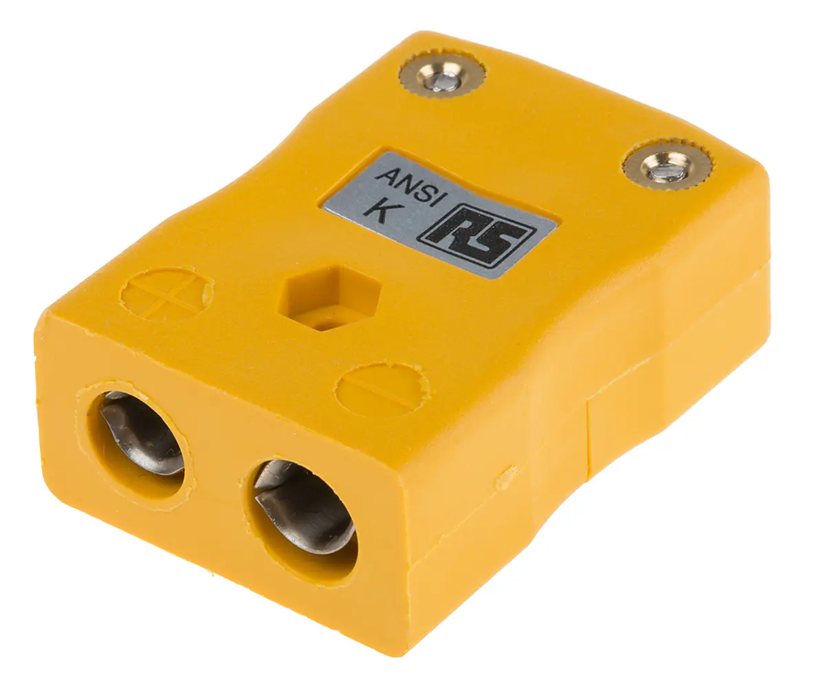 Produktfoto 1 von RS PRO Standardgröße Thermoelement-Steckverbinder Steckbuchse für Thermoelement Typ K